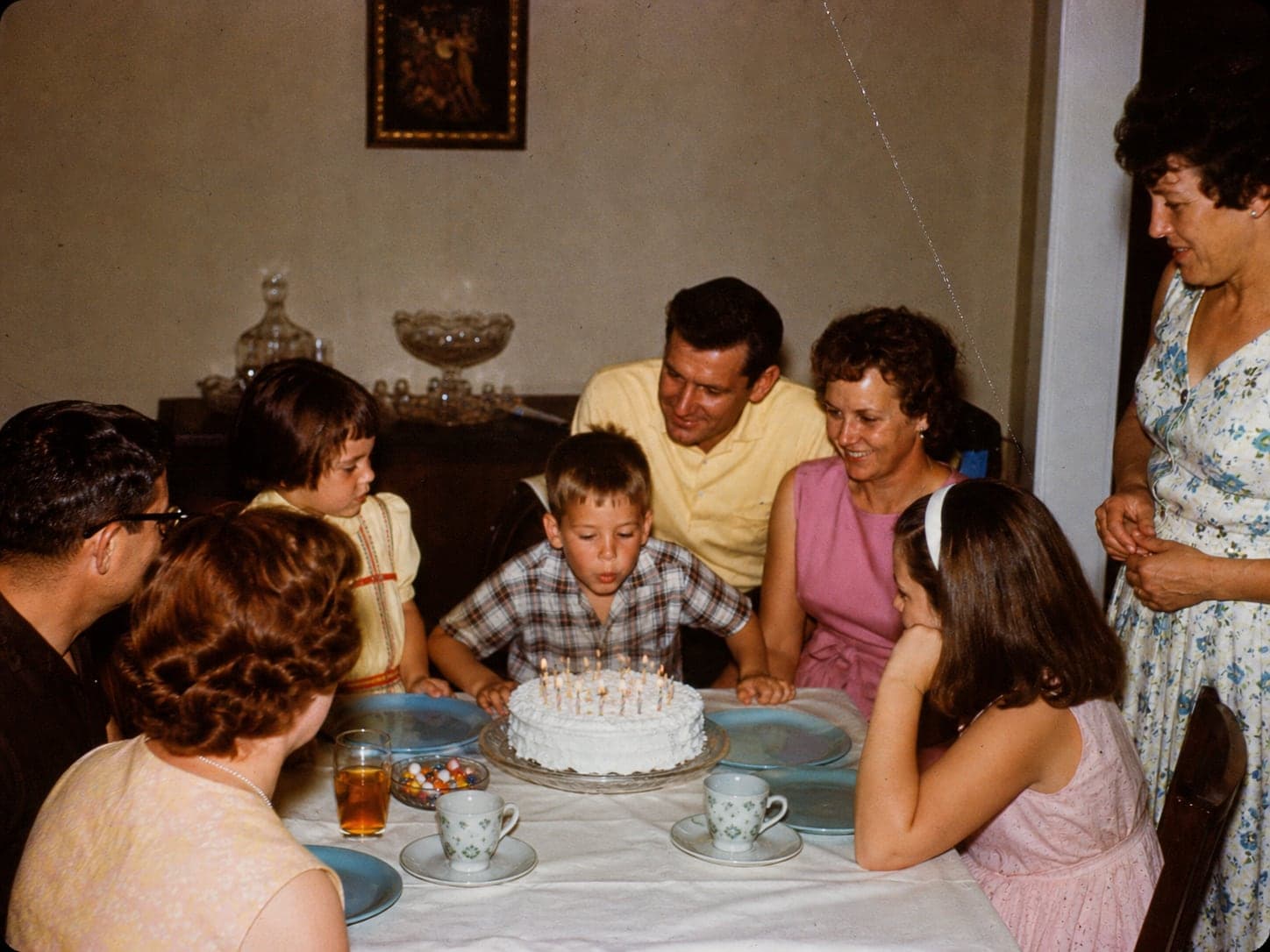 Synthetic family memory: Claire’s eighth birthday